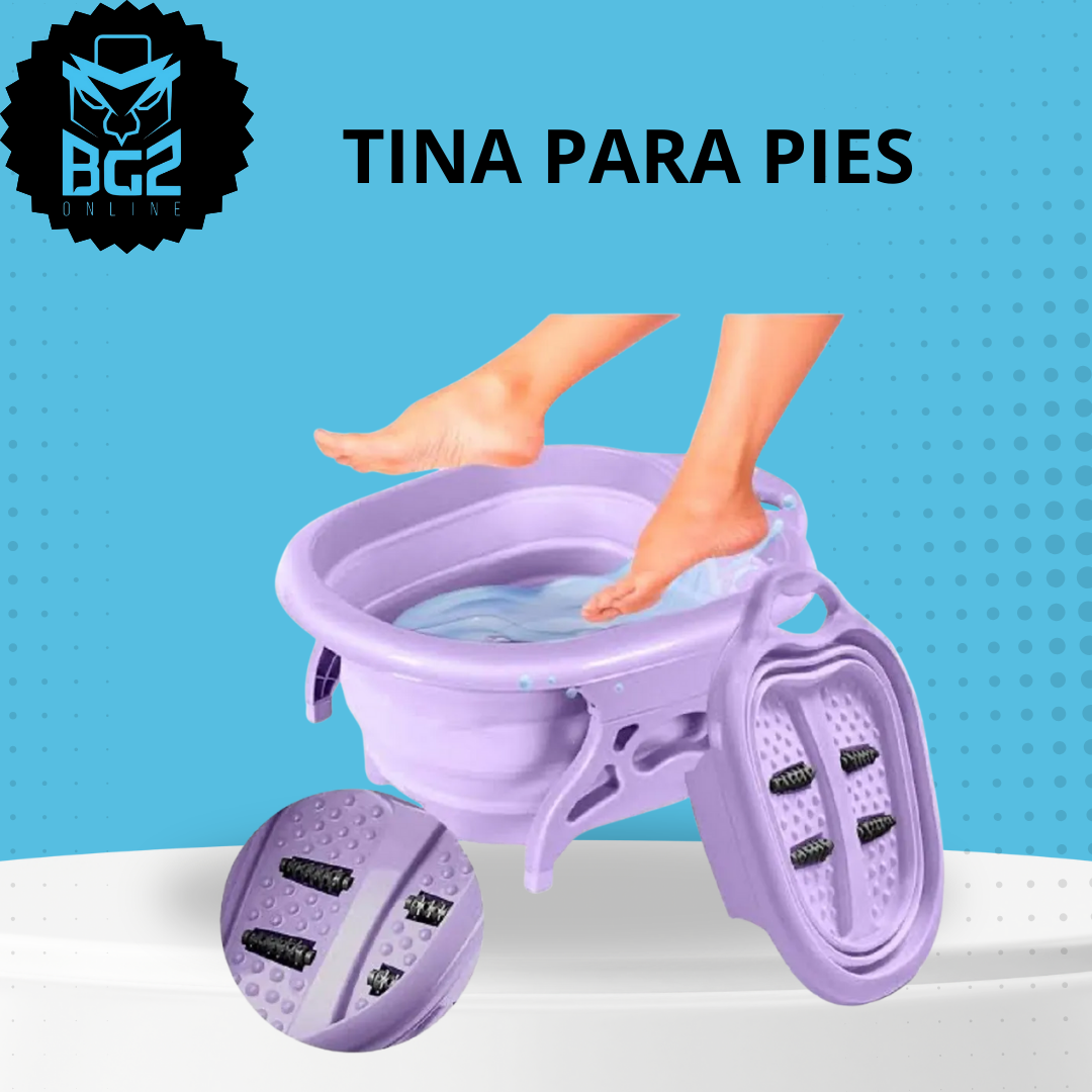 TINA PARA PIES PLEGABLE